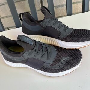 Saucony Black and Gray Athletic Shoes